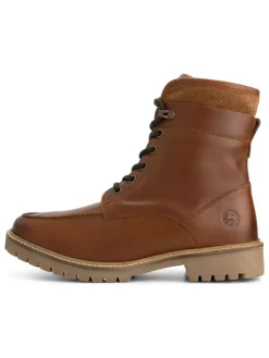 Leren boots lichtbruin