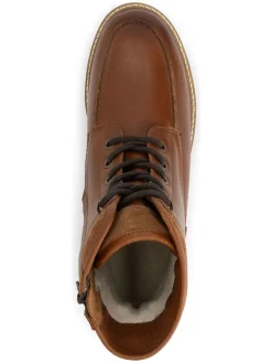 Leren boots lichtbruin