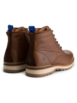 Leren boots "Malling" lichtbruin