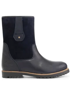 Leren boots "R.Cassels" donkerblauw