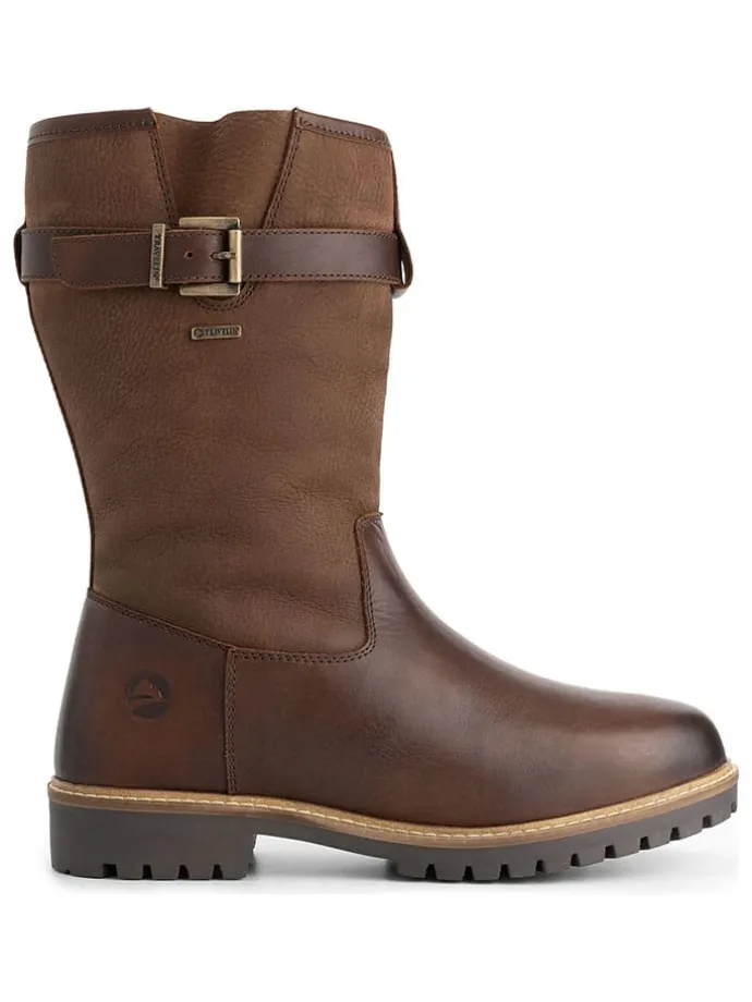 Leren boots "Troms" bruin