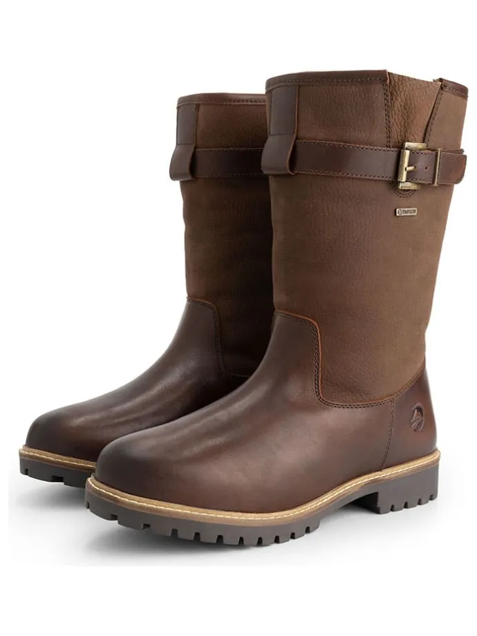 Leren boots "Troms" bruin