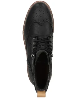 Leren boots zwart