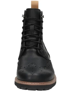Leren boots zwart
