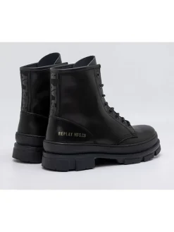 Leren boots zwart
