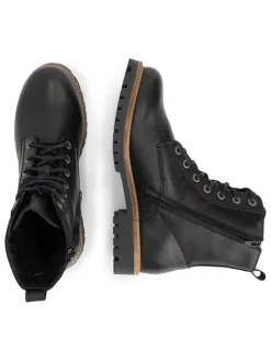 Leren boots zwart