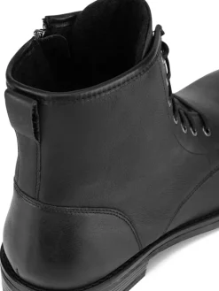 Leren boots zwart