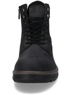 Leren boots zwart