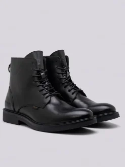 Leren boots zwart