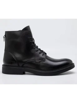 Leren boots zwart