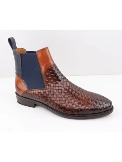 Leren chelseaboots "Brad 9" lichtbruin