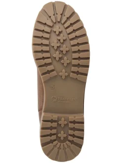 Leren chelseaboots lichtbruin
