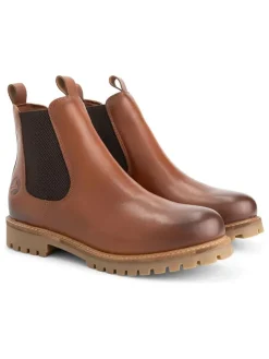 Leren chelseaboots 