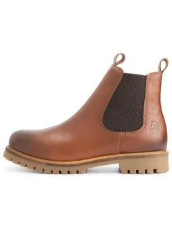 Leren chelseaboots 