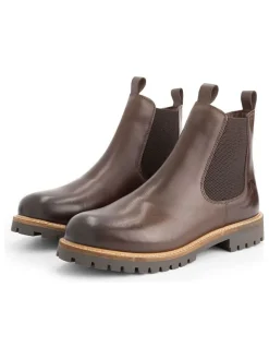 Leren chelseaboots "Nodeland" bruin