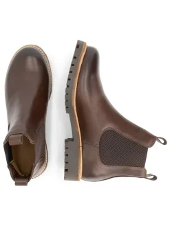 Leren chelseaboots 