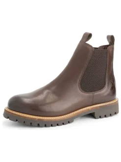 Leren chelseaboots 