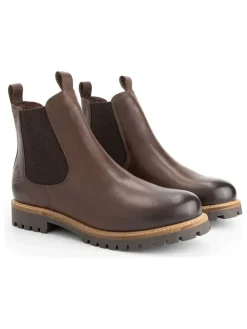 Leren chelseaboots 