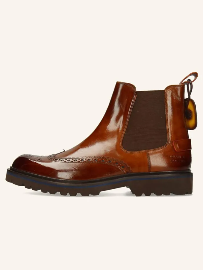 Leren chelseaboots "Pierce 26" lichtbruin