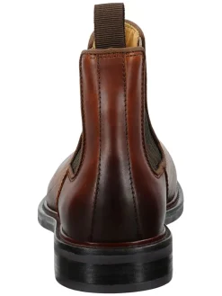 Leren chelseaboots "St Fairkon" lichtbruin