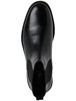 Leren chelseaboots zwart