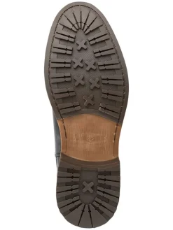 Leren chelseaboots zwart