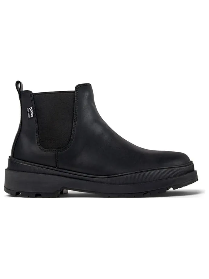Leren chelseaboots zwart