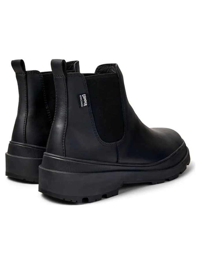 Leren chelseaboots zwart