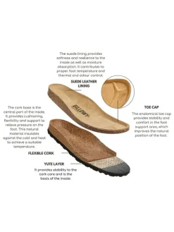 Leren clogs blauw