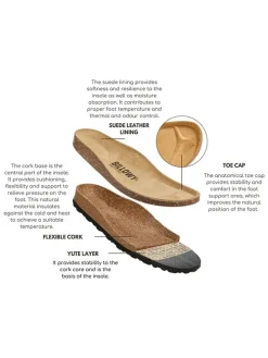 Leren clogs bruin