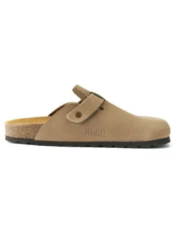 Leren clogs 