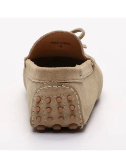 Leren mocassins "Andy" beige