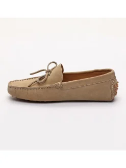 Leren mocassins 