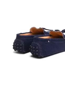 Leren mocassins "Andy" donkerblauw