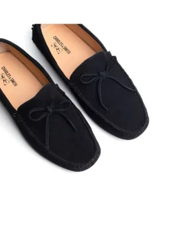 Leren mocassins "Andy" zwart