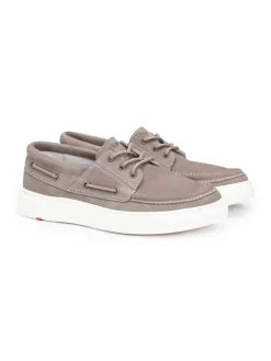 Leren mocassins beige