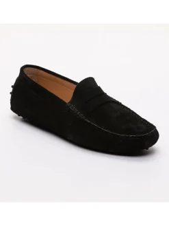 Leren mocassins "Cole" zwart