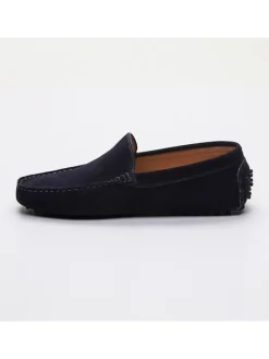 Leren mocassins 