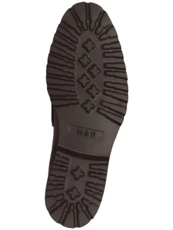 Leren mocassins 