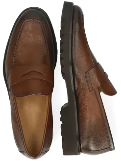 Leren mocassins 