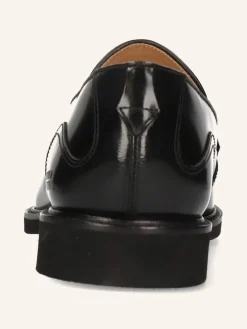 Leren mocassins 