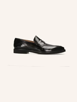 Leren mocassins 