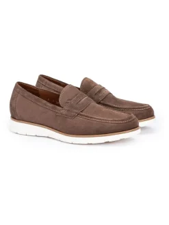 Leren mocassins 