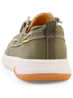 Leren mocassins "Harvest" kaki