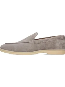 Leren mocassins "Jace 1" grijs