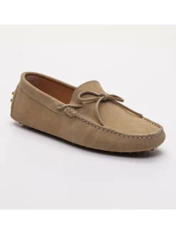 Leren mocassins 