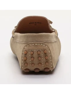 Leren mocassins 
