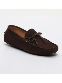 Leren mocassins 