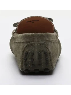 Leren mocassins 