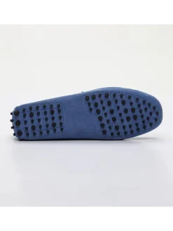 Leren mocassins "Lenny" blauw